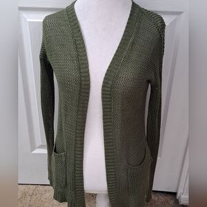 Mudd Women's Olive Green Cardigan  Size XS